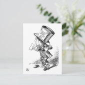 Der Mad Hatter Postkarte (Stehend Vorderseite)