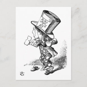Der Mad Hatter Postkarte