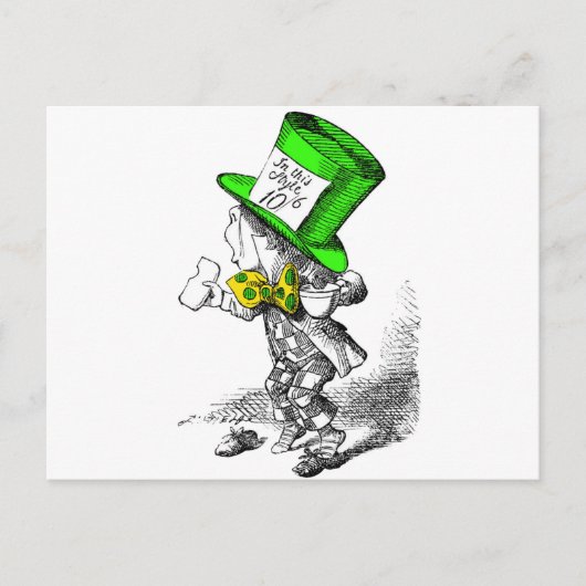 Der Mad Hatter Postkarte (Vorderseite)