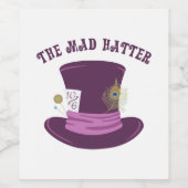 Der Mad Hatter Weinetikett (Einzelnes Label)