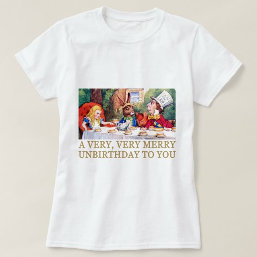 DER MAD HATTER WÜNSCHT SICH AUCH EINEN NUR UNBEGRÜ T-Shirt (Design vorne)