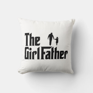 Der Mädchenvater Lustiger Vater von Mädchen Daddy  Kissen
