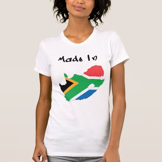 Der Made_In_South Afrika der Frauen T-Shirt (Vorderseite)