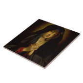 Der Madonna in der Sorge (Öl auf Leinwand) Fliese (Seite)