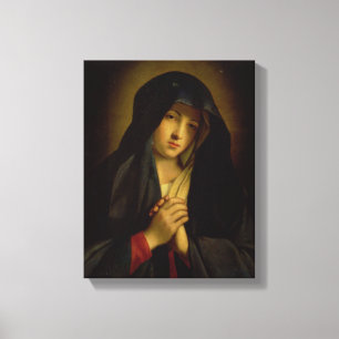 Der Madonna in der Sorge (Öl auf Leinwand) Leinwanddruck