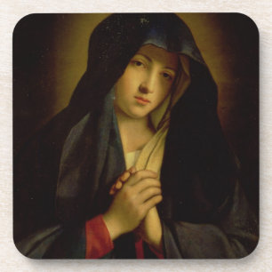 Der Madonna in der Sorge (Öl auf Leinwand) Untersetzer