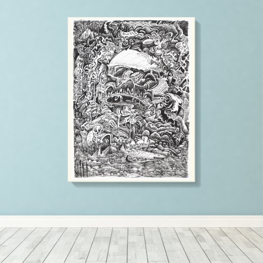 Der Maelstrom-wart Leinwanddruck (Insitu (Holzboden))