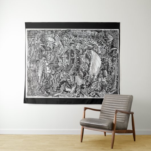 Der Maelstrom-wart Wandteppich (Beispiel (Horizontal))