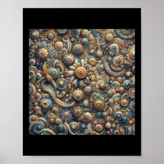 Der Magic Circle Sticker Poster (Vorne)