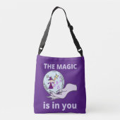 DER MAGIC IST IN EUCH inspirierende Geschenkidee Tragetaschen Mit Langen Trägern (Rückseite)