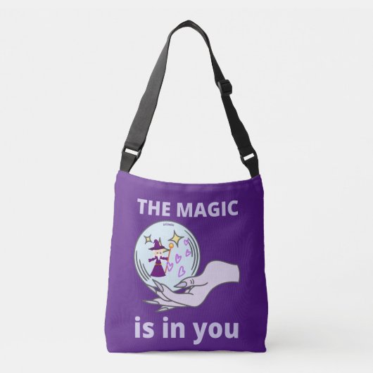 DER MAGIC IST IN EUCH inspirierende Geschenkidee Tragetaschen Mit Langen Trägern (Vorderseite)