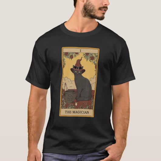 Der Magier Classic Cat T-Shirt (Vorderseite)