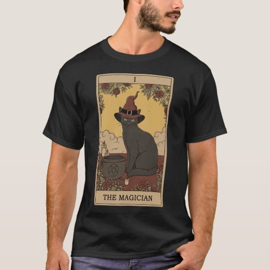 Der Magier lustig T-Shirt (Vorderseite)