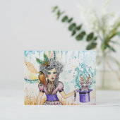 Der Magier Postkarte (Stehend Vorderseite)