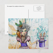 Der Magier Postkarte (Vorne/Hinten)