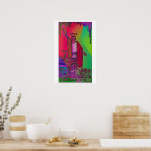 Der Magier Tarot Karte Psychedelisches Poster (Küche)