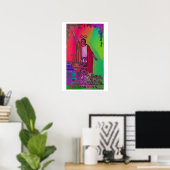 Der Magier Tarot Karte Psychedelisches Poster (Heimbüro)