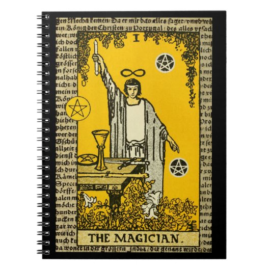 Der Magier Tarot Notizblock (Vorderseite)