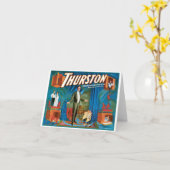 ~ der Magier Thurston Welt beststes Vintage Tat Karte (Gelbe Blume)
