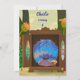 Der magische Closet Forest-Geburtstag Einladung