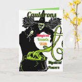 Der magische Kessel Karte (Gelbe Blume)