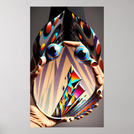 Der magische Spiegel an der Hand Poster