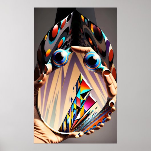 Der magische Spiegel an der Hand Poster (Vorne)