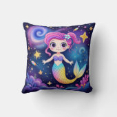 Der magische Star der Meerjungfrau Kissen (Rückseite)