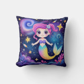 Der magische Star der Meerjungfrau Kissen (Vorderseite)