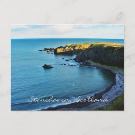 Der magische Stonehaven in Schottland! Postkarte