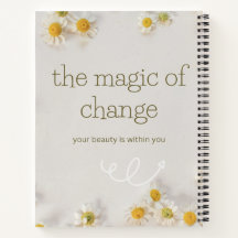 der magische Wandel . Inspirierendes Notizbuch