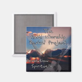 Der Magnet des haitianischen Worship Revival-Proje (Vorderseite/Rückseite)