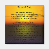 Der Magnet für das Gebetsgebet (Vorne)