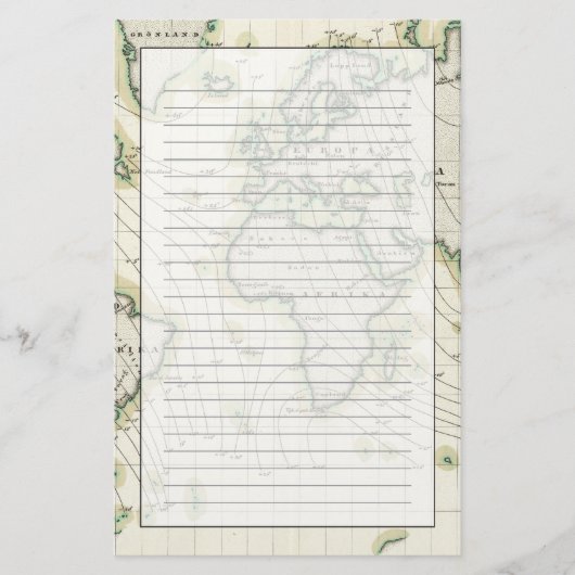 Der magnetische Niedergang der Welt Briefpapier (Vorderseite)