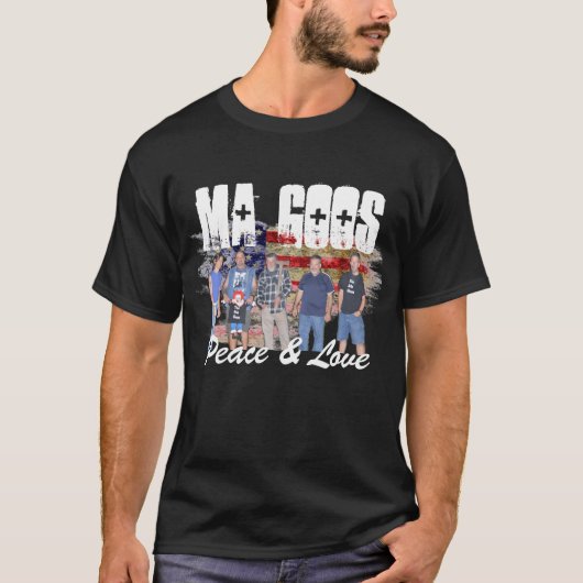 Der MAgoos-Friedens-u. Liebe-Ausflug T-Shirt (Vorderseite)