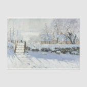 Der Magpie von Claude Monet Decoupage Seidenpapier (Vorderseite)