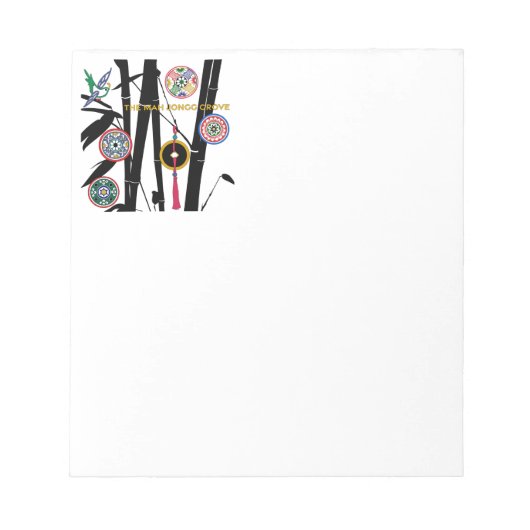 Der Mah Jongg Grove Notepad Notizblock (Vorderseite)