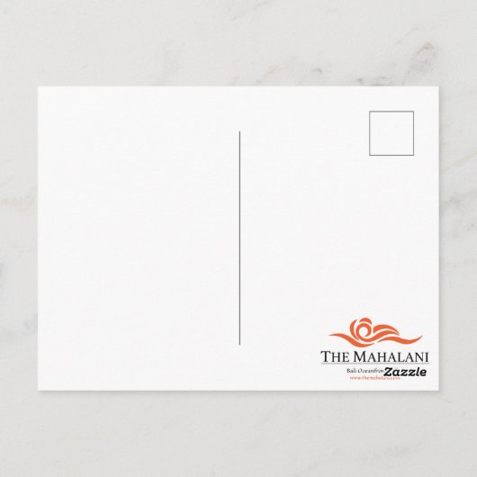 Der Mahalani Postkarte (Rückseite)