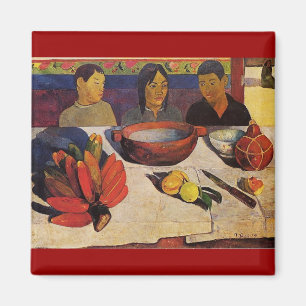 "Der Mahlzeit-" - Paul Gauguin-Magnet Magnet