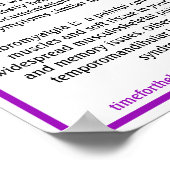 Der Mai ist der Monat des fibromyalgischen Bewusst Poster (Ecke)