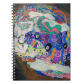 Der Maiden, 1913 von Gustav Klimt Notizblock (Vorderseite)