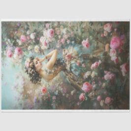 Der Maiden im Garten Seidenpapier