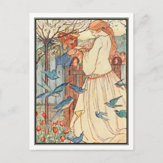 Der Maiden Song von Florence Harrison Postkarte (Vorderseite)