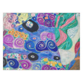 Der Maiden von Gustav Klimt Tischdecke (Vorderseite (Horizontal))