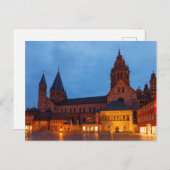 Der Mainzer Dom in Rheinland Pfalz Postkarte (Vorne/Hinten)