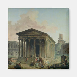 Der Maison Carree mit dem Amphitheatre Magnet