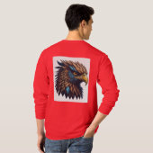 Der majestätische Adler T-Shirt (Schwarz voll)