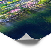 Der majestätische japanische Tempel Poster (Ecke)