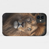 Der majestätische Löwenkönig des Dschungels Case-Mate iPhone Hülle (Rückseite (Horizontal))