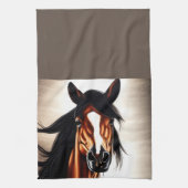 Der majestätische Mustang - der Geist der Freiheit Geschirrtuch (Vertikal)